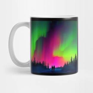 Witnessing the Northern Lights Mug